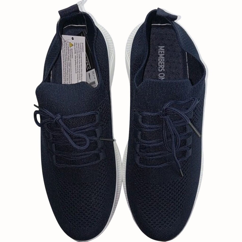 Members Only Light Weight Breathable Cross Trainers Cushioned Sole Navy NEW 10M-image