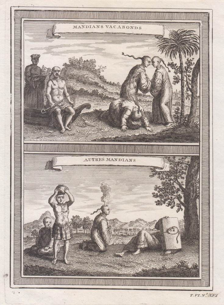 Mandians Vacabonds Schley Arameic Ritual 1749 Rare Antique