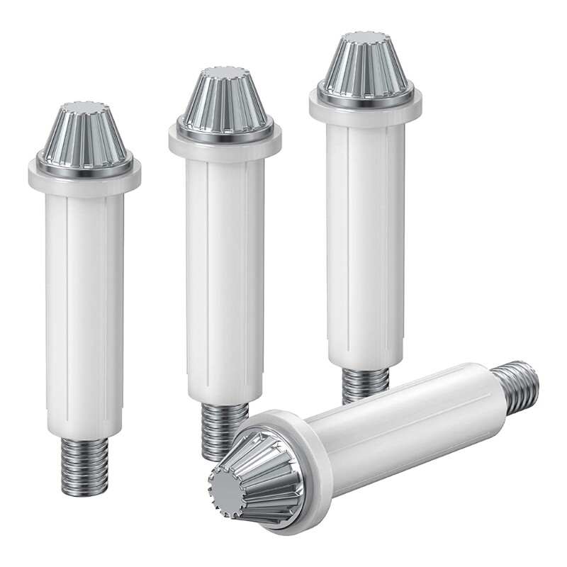 Durable Bi-Fold Closet Door Hardware Repair Kit with Screws