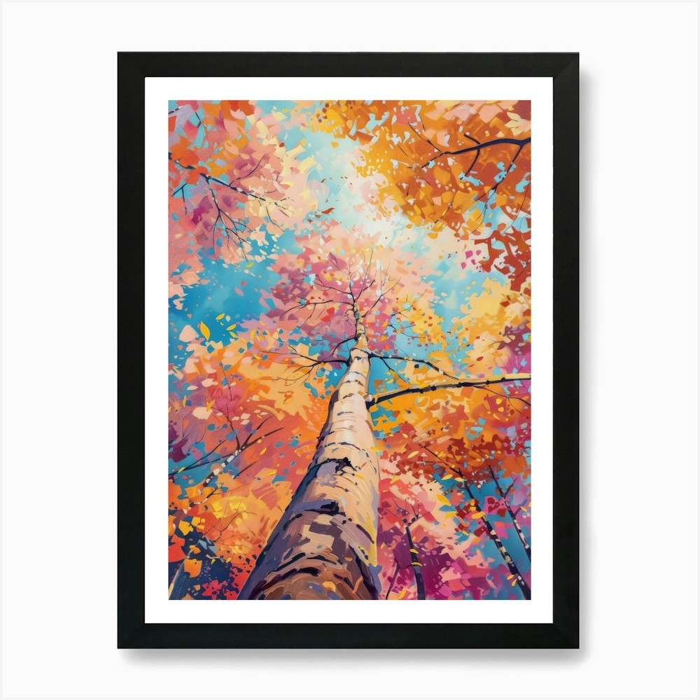 Autumn Tree 6 Art Print Framed Wall Art Poster Canvas Print Picture