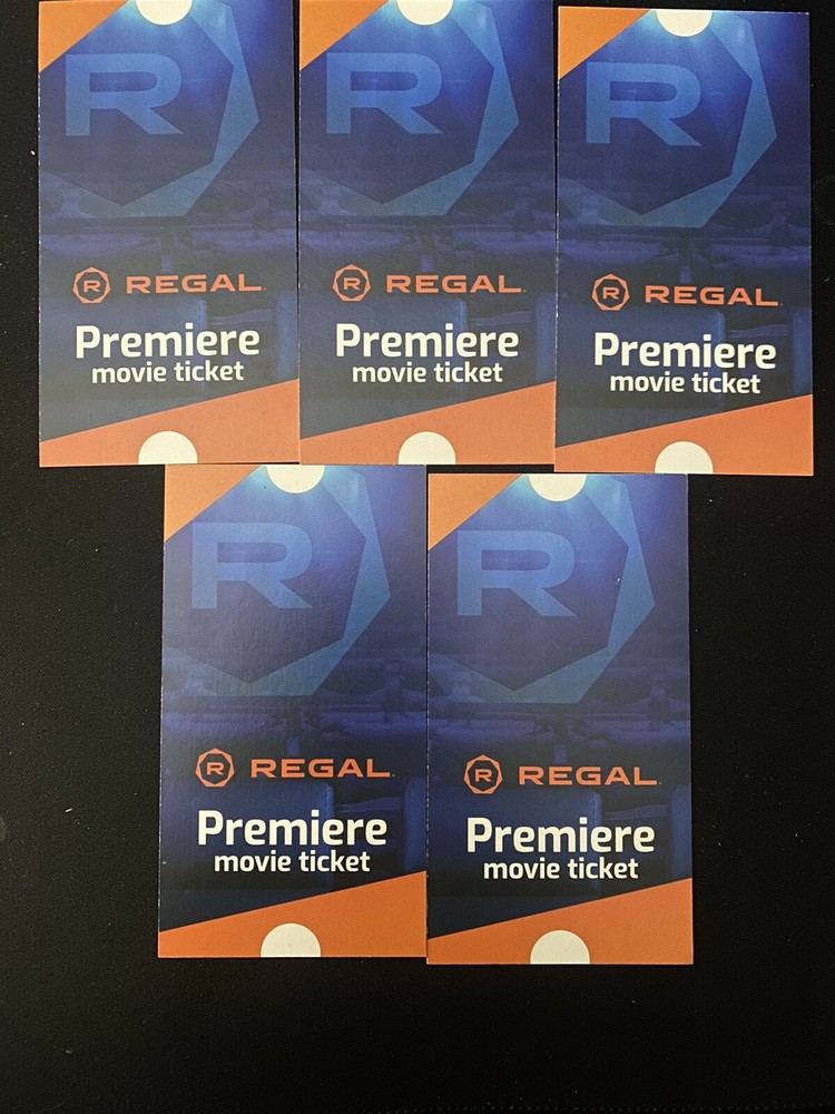 5 Regal Cinema Premiere Movie Tickets
