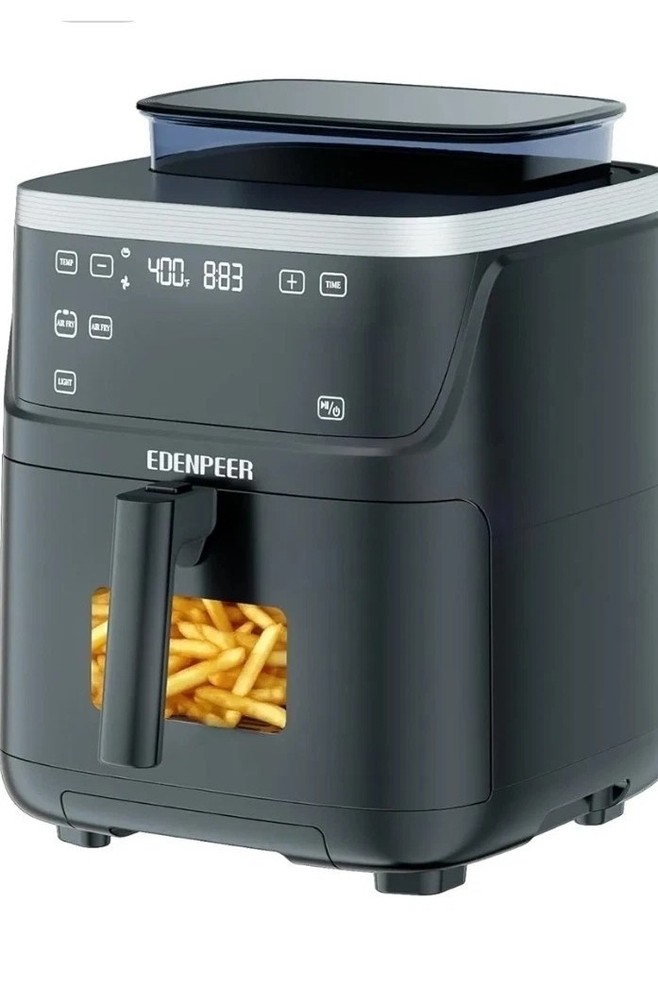 12-IN-1 Large Air Fryer, Non Toxic Steam Air Fryers with Superior Airflow,...