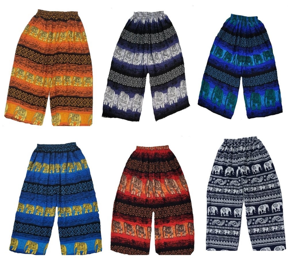 Unisex Harem Yoga Pants for Yoga Beach Festivals Free Size Stretchy Comfort