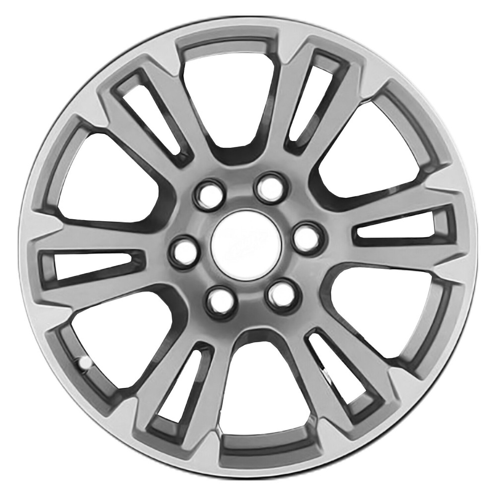 Used 18x7.5 Flange Cut and Painted Charcoal Metallic Wheel fits 560-10001