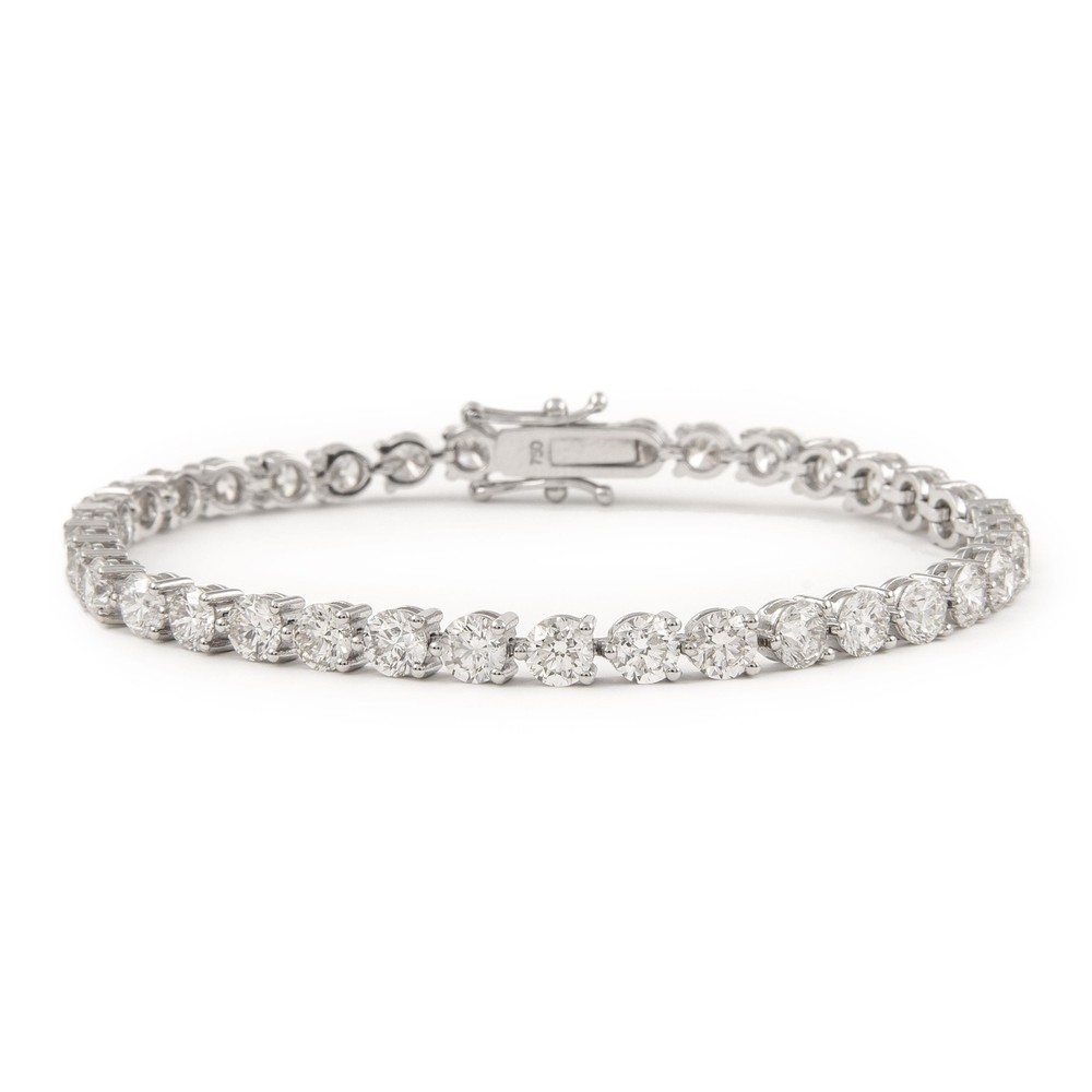Alexander Beverly Hills 10.84ct Diamond Three-Prong Tennis Bracelet 18k