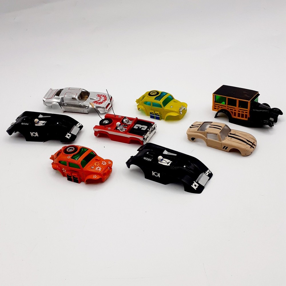 Lot Of 8 Vintage Slot Car Bodies Aurora AFX, T-Jet, Tyco Bodies Only
