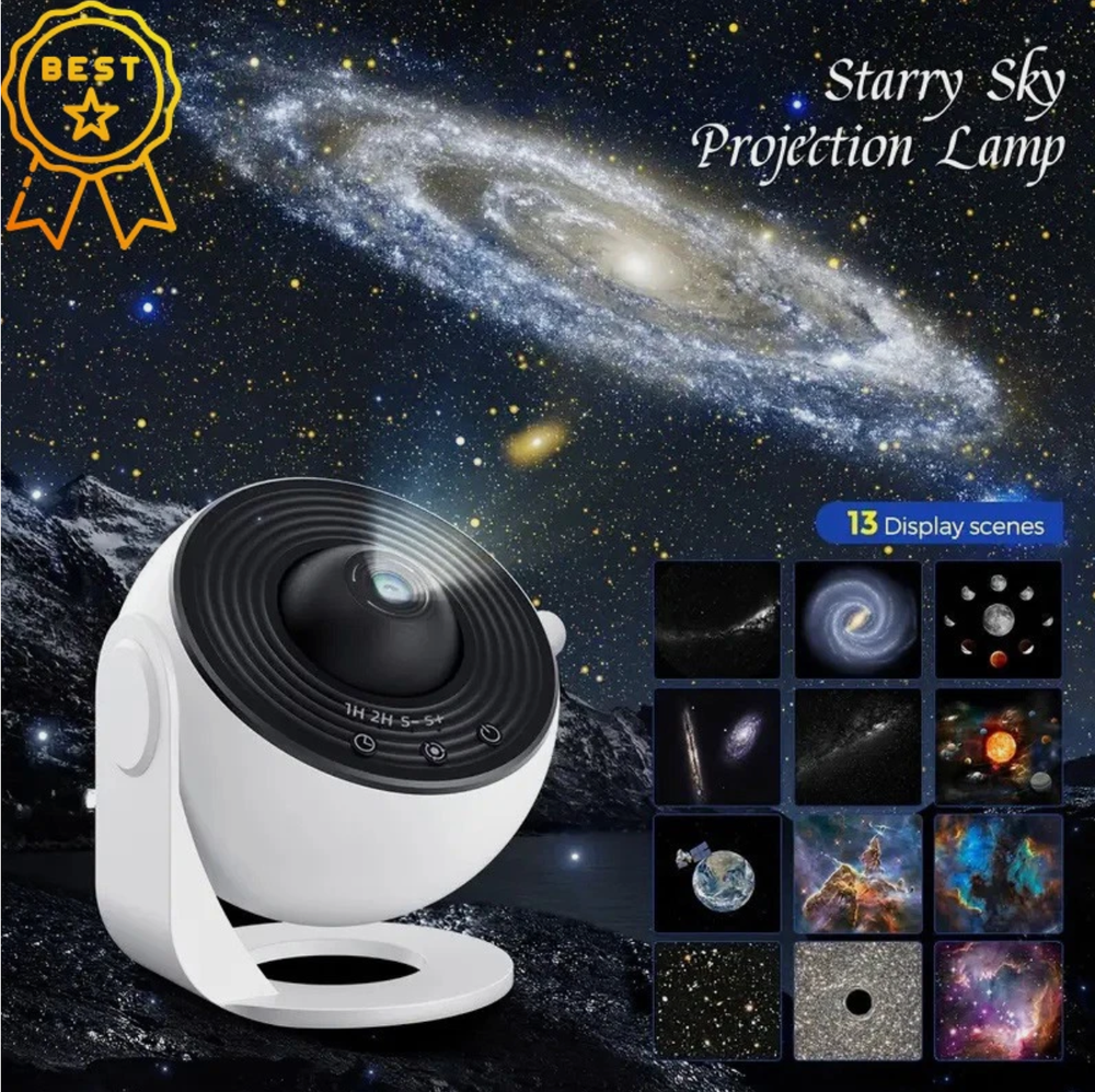 Galaxy Projector 13 in 1 Planetarium Star Projector Starry Night Light Nebula US