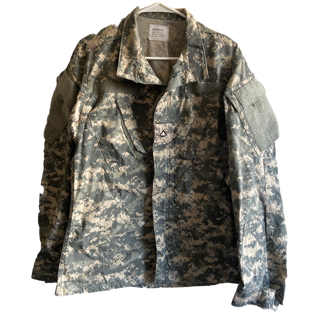 United States Air Force Digital Tiger Stripe Camo Utility Coat Jacket Small