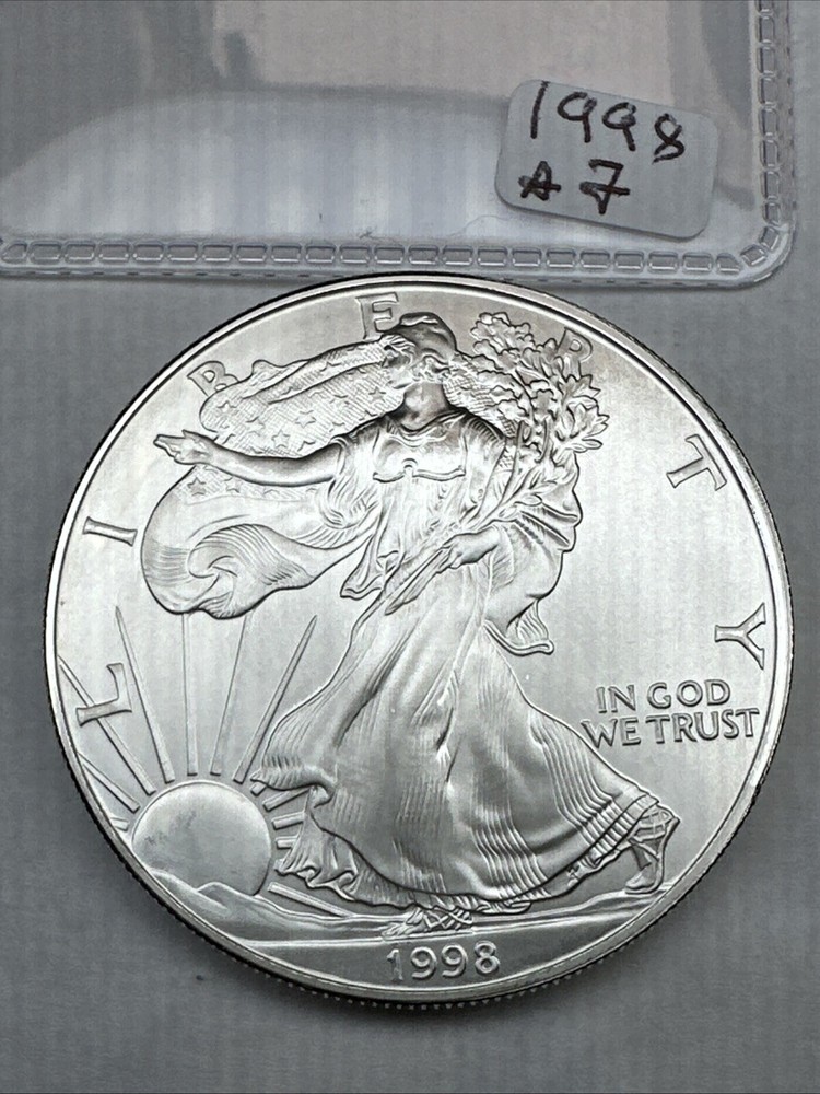 Better Date 1998 American Silver Eagle 1 Troy Oz .999 Fine Silver Uncirculated
