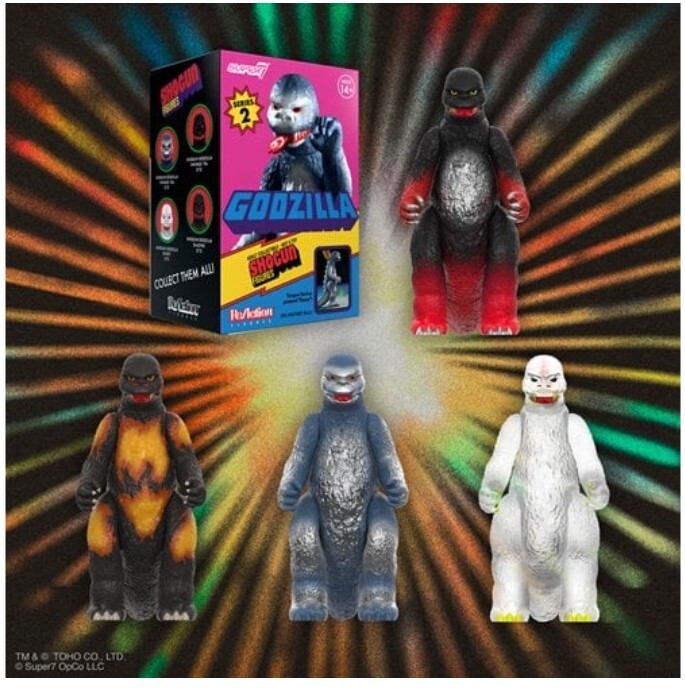 Godzilla Super7 ReAction Wave 4 Mystery Blind Box Full Case-image