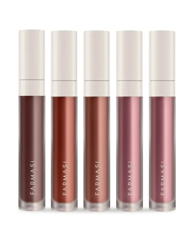 Farmasi Matte Liquid Lipstick Set Of 5 NEW