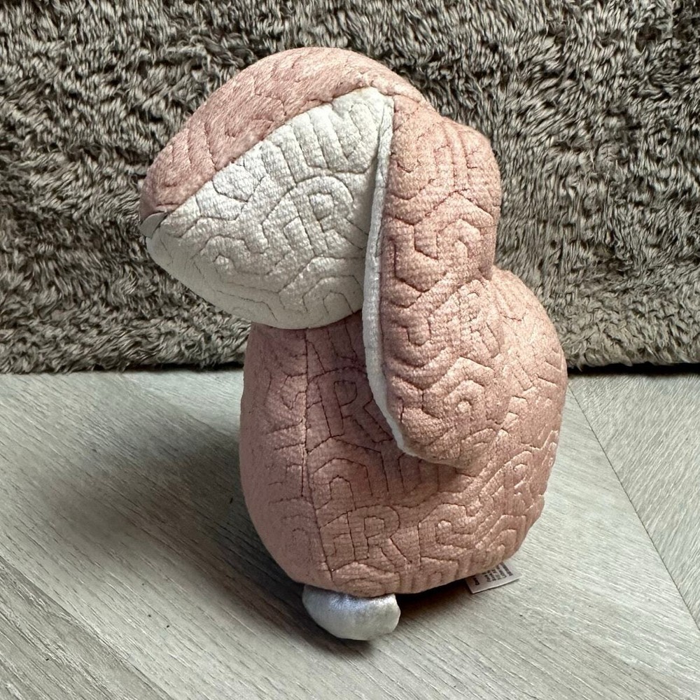 Reddy Plush Bunny Stuffed Animal Pink Cream Silver Cute Easter Dog Toy