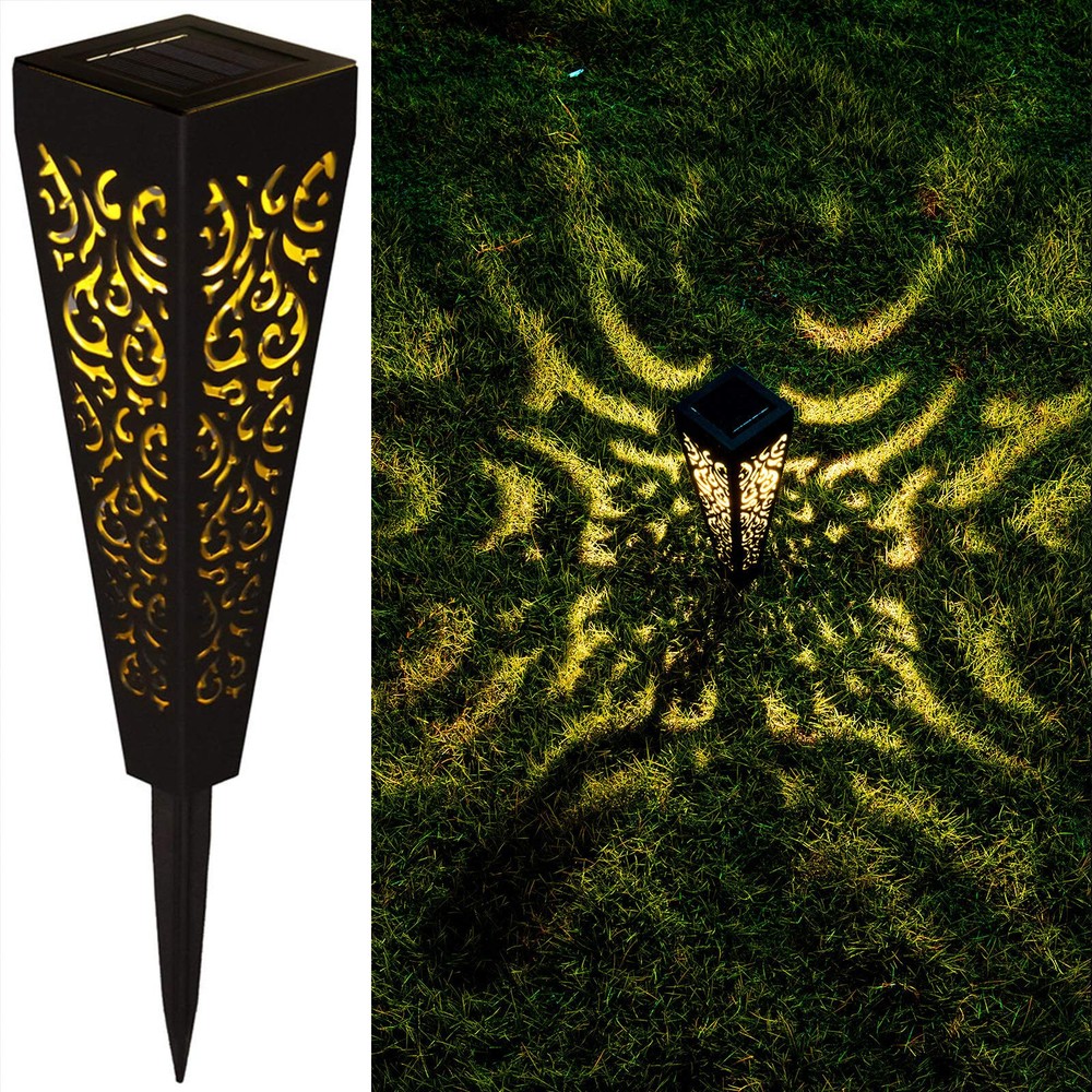 6Pcs Solar Outdoor Garden Pathway Lights Waterproof LED Decorative Stake Lights  