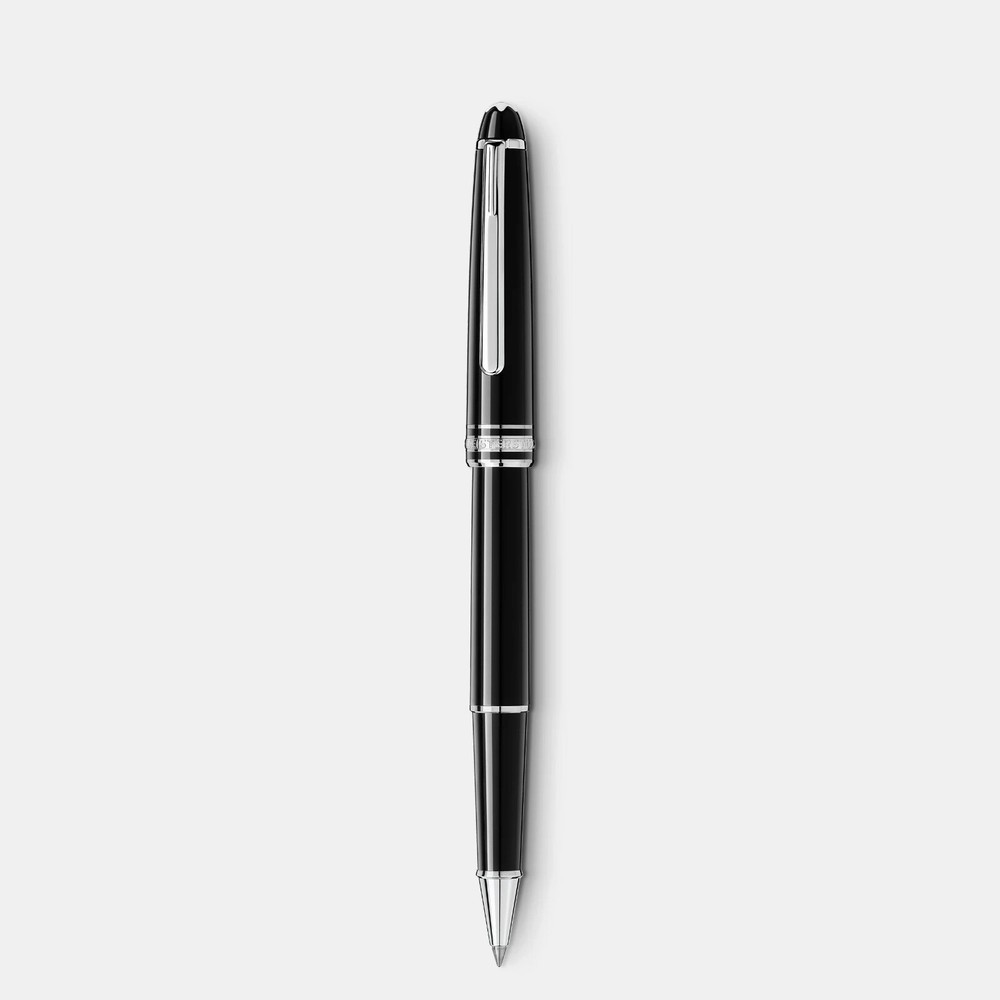 Montblanc Classique Platinum Black Rollerball Pen with Free Shipping