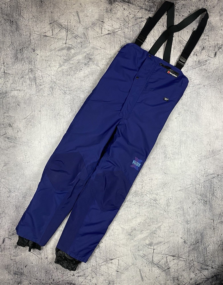 Vintage Berghaus Extrem 7000 Gore-Tex XCR Ski Snowboard Bib Pants Overalls Sz S
