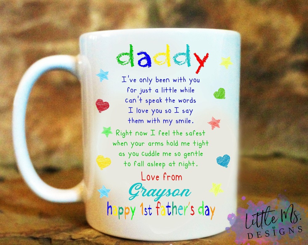 Father's Day Gift Daddy Mug Dad Mug Personalized Custom Mug Daddy Mug Father's