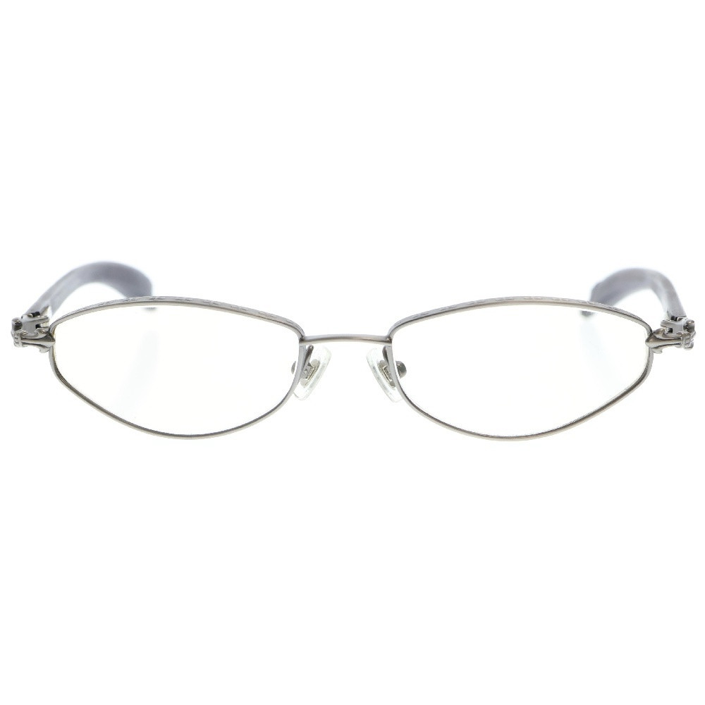 Chrome Hearts Living Proof 3 Bs Humochifwood Temple Sunglasses Eyewear Brown/Sil