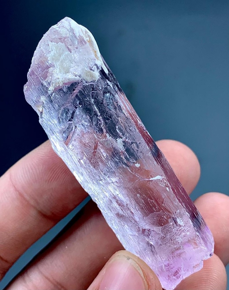 216 Carat Natural Pink Kunzite Crystal From Afghanistan