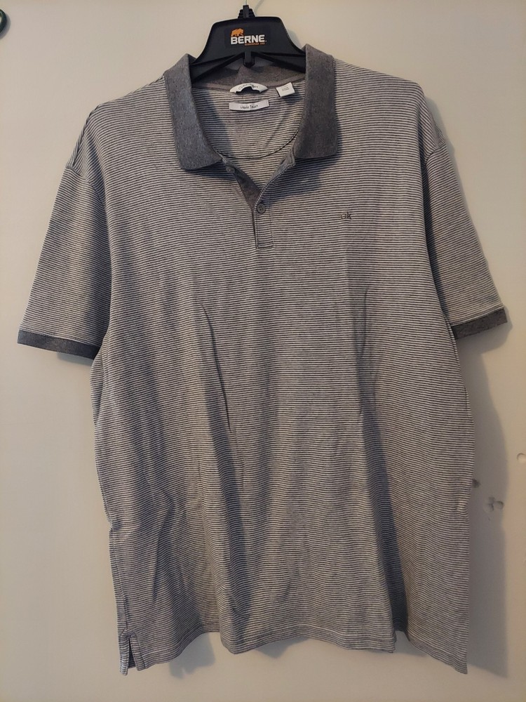 Calvin Klein Men's Liquid Touch Short Sleeve Polo Shirt size XL