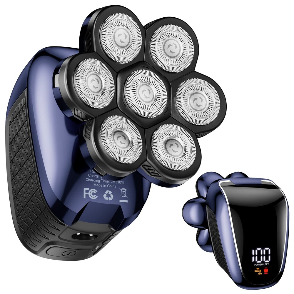 Head Shaver 7D Upgrade Head Shavers for Bald Men Head Electric Razor with Nos...
