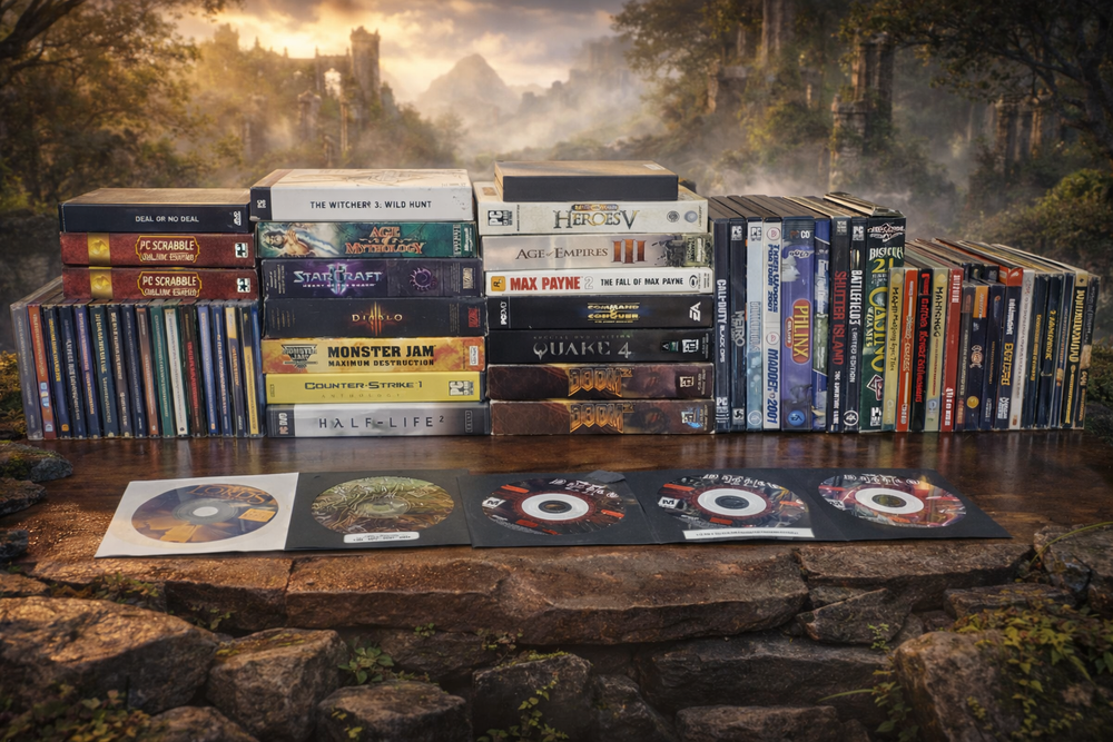 MASSIVE LOT OF PC GAMES OVER 80 GAMES