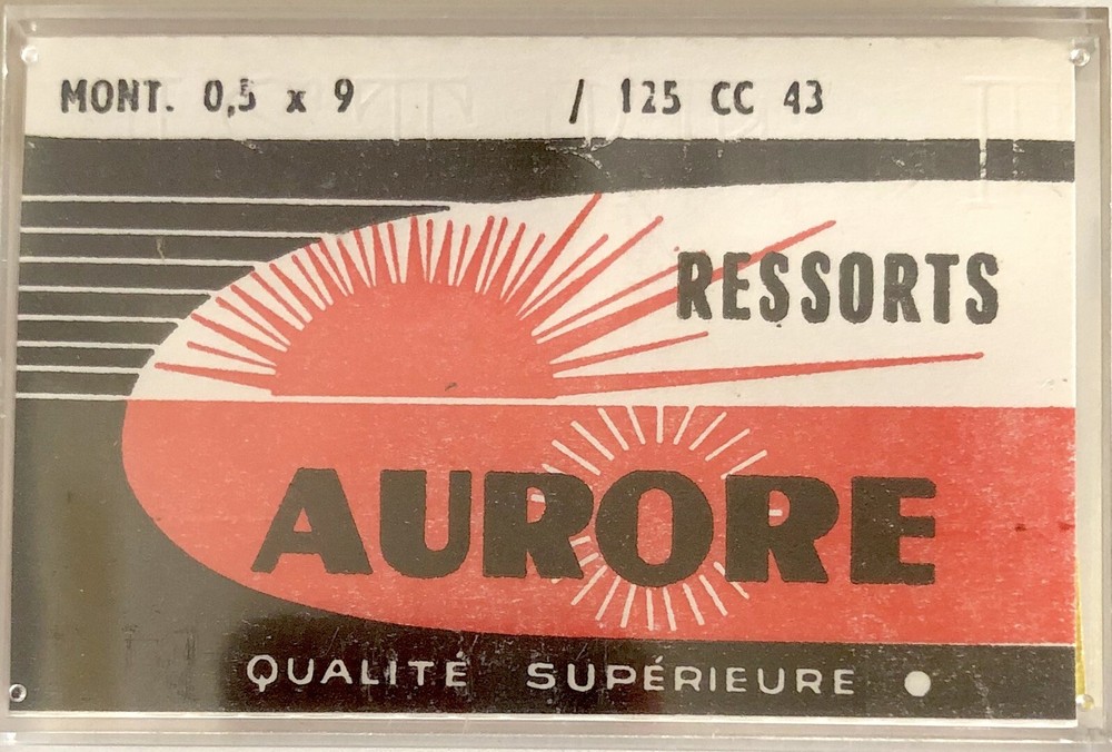 1X Mainspring 0760 1.25x0.17mm Ø14 Spring 430/125CC 43-0.5x9mm