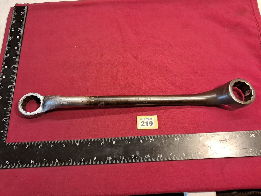 New Years Sale: Vintage Heavy Duty Blue Point Ring Spanner 1-5/16
