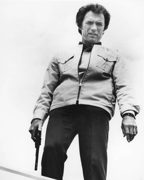 Clint Eastwood as Dirty Harry Callahan in the film The Enforcer 1976 Old Photo 2
