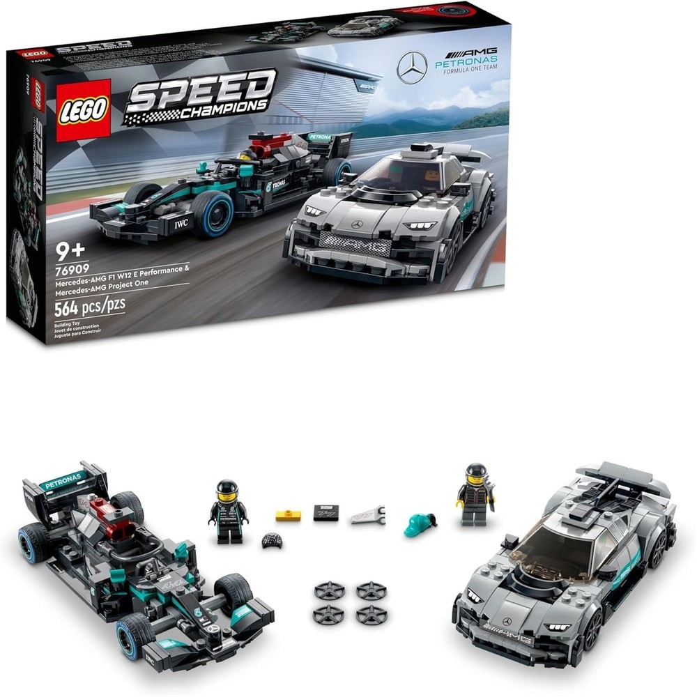 LEGO Speed Champions Mercedes-AMG F1 W12 E Building Kit 76909 564 Pieces