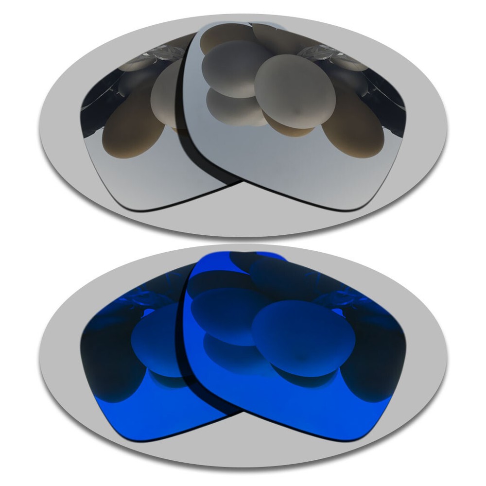 Silver&Deep Blue Lenses Replacement For-Tenor Polarized
