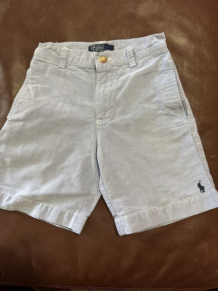 Polo By Ralph Lauren Boys Chambray Shorts Size 4