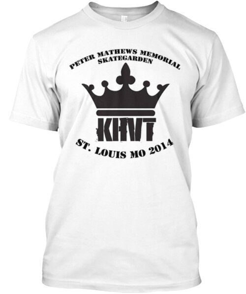 Peter Mathews Memorial Skategarden T-Shirt Made in the USA Size S to 5XL