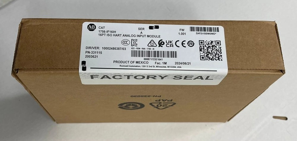 Allen-Bradley ControlLogix 1756-IF16IH  Analog Input  16 Point HART Module