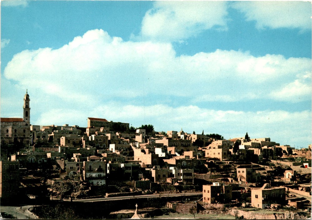 Bethlehem, HOLY, VIEWS, JORDAN, JERUSALEM, P. Postcard