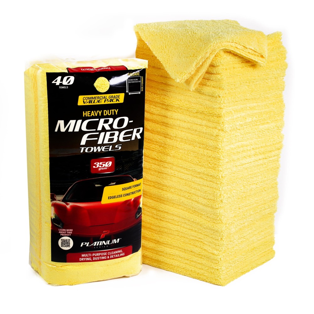 Platinum Series Heavy Duty Microfiber Detailing Towel for Dust and Multi-Purpose Cleaning