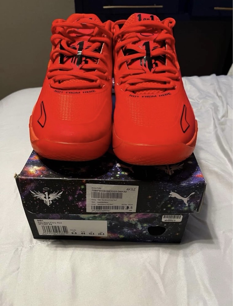 Puma MB1 Red Blast Basketball Shoes