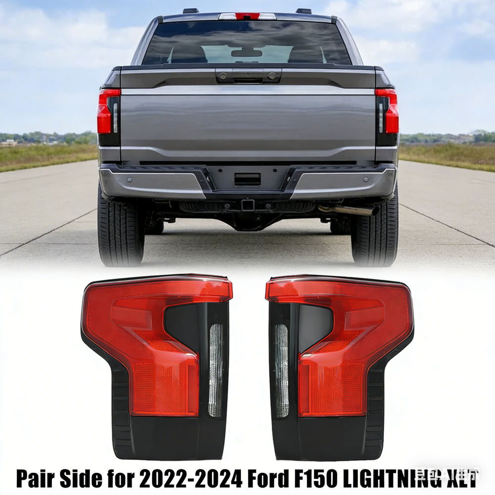For Ford F150 F-150 Lightning XLT 2022-2024 Pair Side Tail Light
