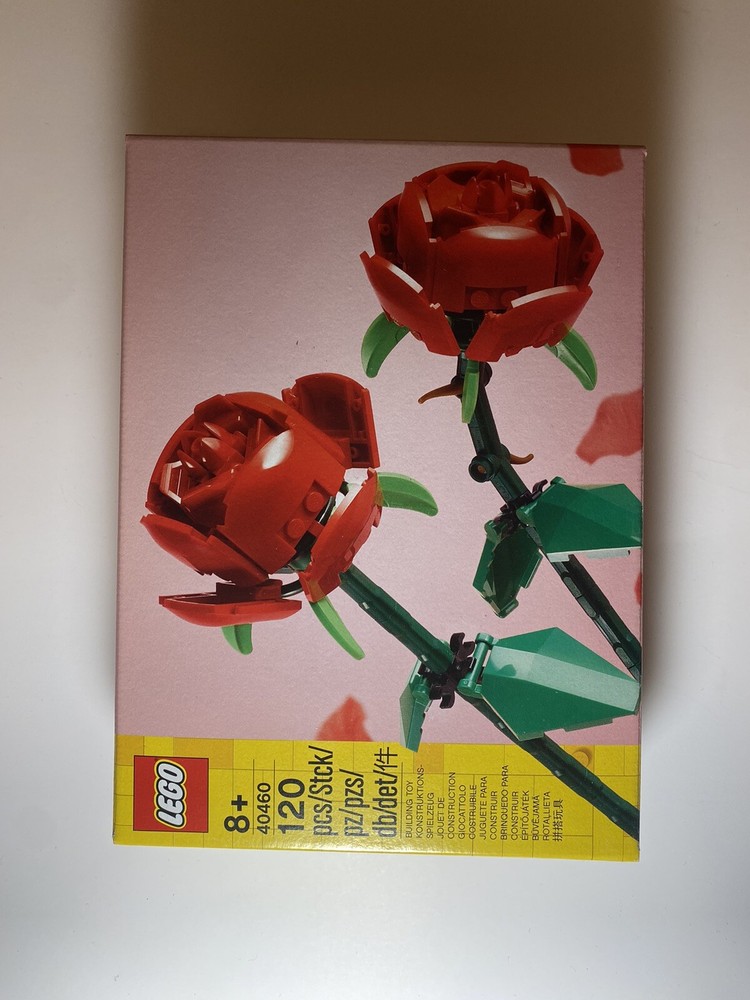 LEGO Botanicals Roses Building Kit 40460 for Creative Floral Display