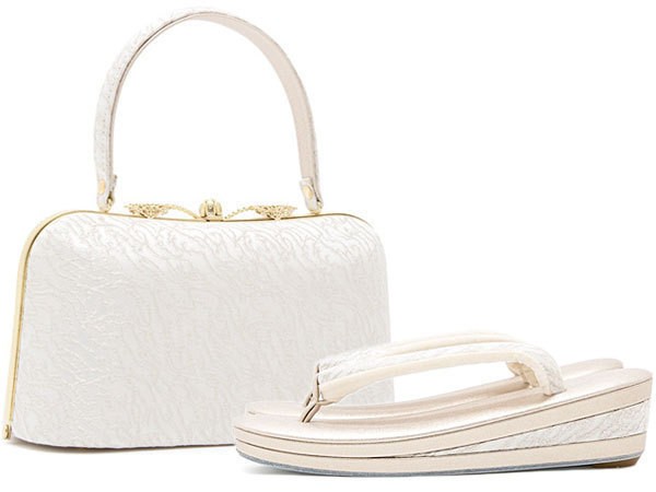 Zori Bag Set Robe Decollete I Silver S Size Yume Clothes Made in Japan Luxury