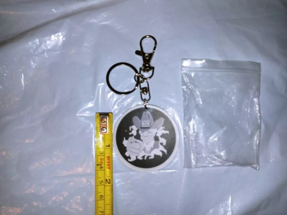 CHICAGO WHITE SOX Ken HAWK Harreleson SGA RaRe New Older Keychain Key Ring Chain