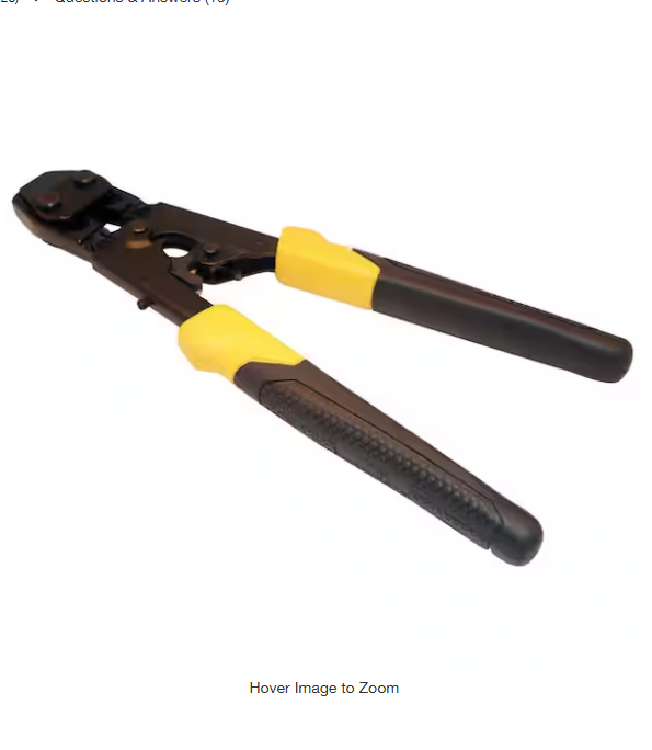 Apollo 3/8 1/2 3/4 in PEX-B Quick-Cinch Clamp Tool