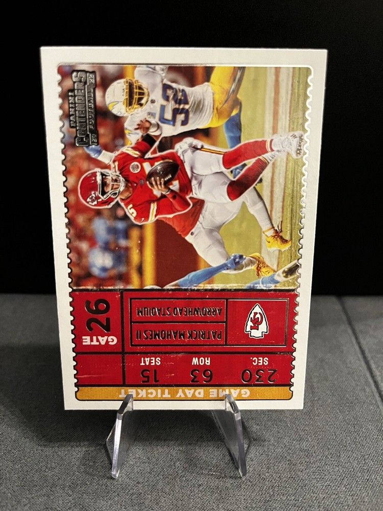 2022 Contenders Patrick Mahomes II Game Day Ticket Chiefs #GDT-PMA