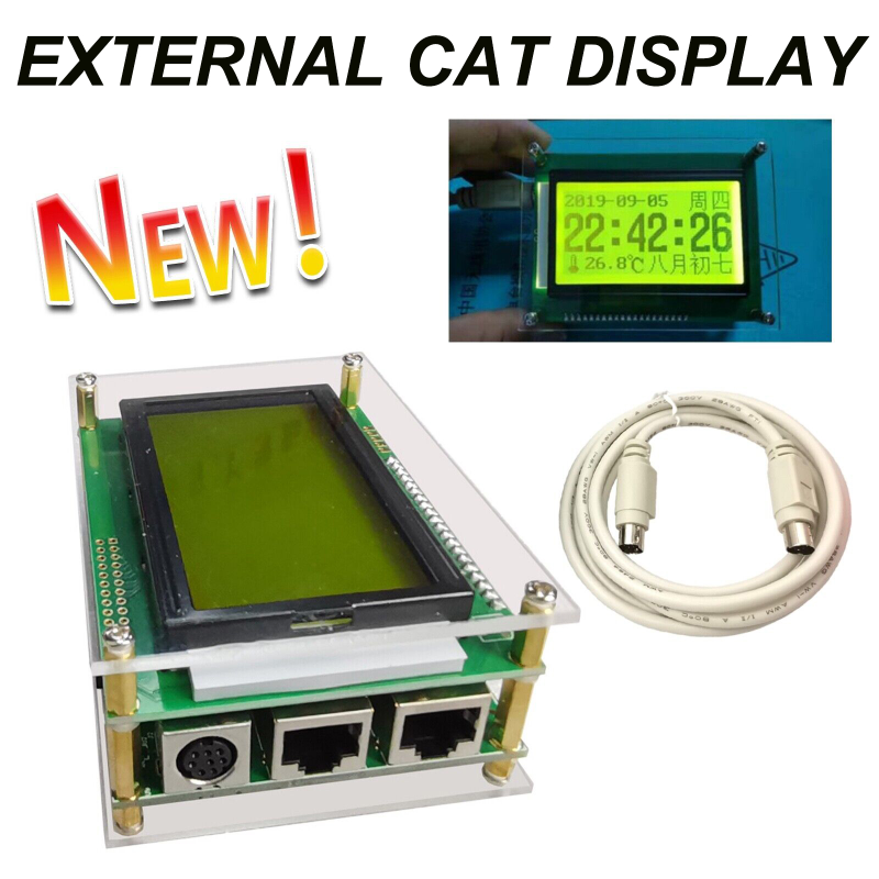NEW External Cat Display 12864 For YAESU FT-817 FT-818 FT-857 FT-897 818ND 857D