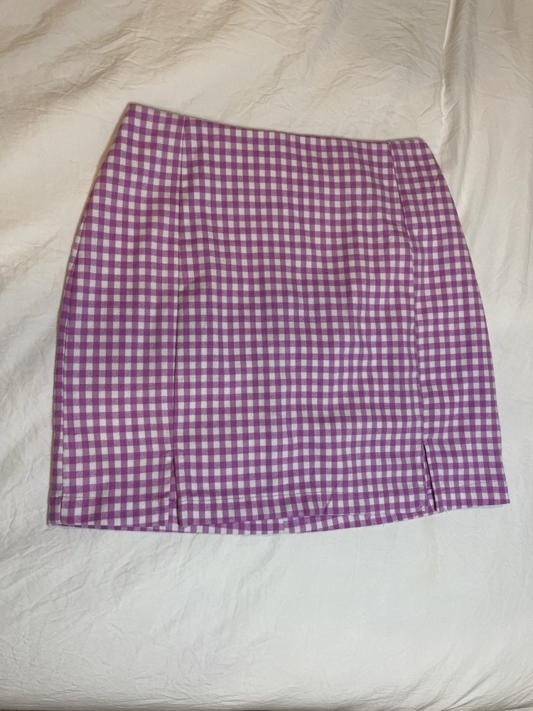 Love On A Hanger Pink & White Striped Skirt Women’s Size 7
