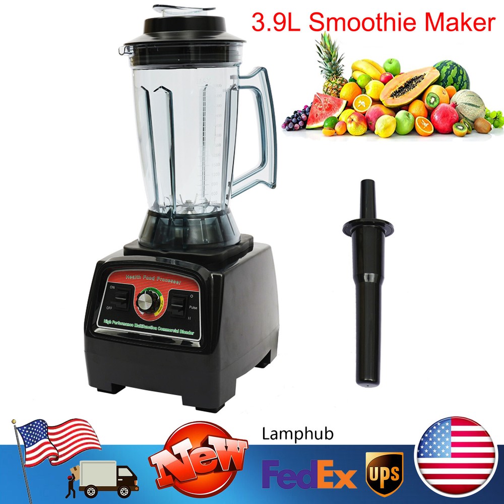 1 Gallon Commercial Electric Smoothie Juicer Blender for Wet and Dry Ingredients