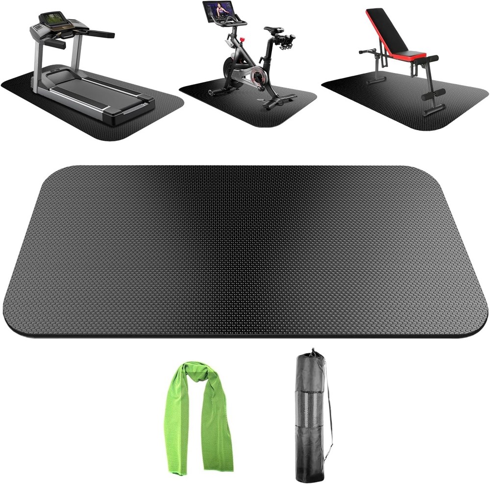 Bike Mat,Treadmill Mat,For Walking Pad,Elliptical,Exercise Bikes, Stationary Cyc