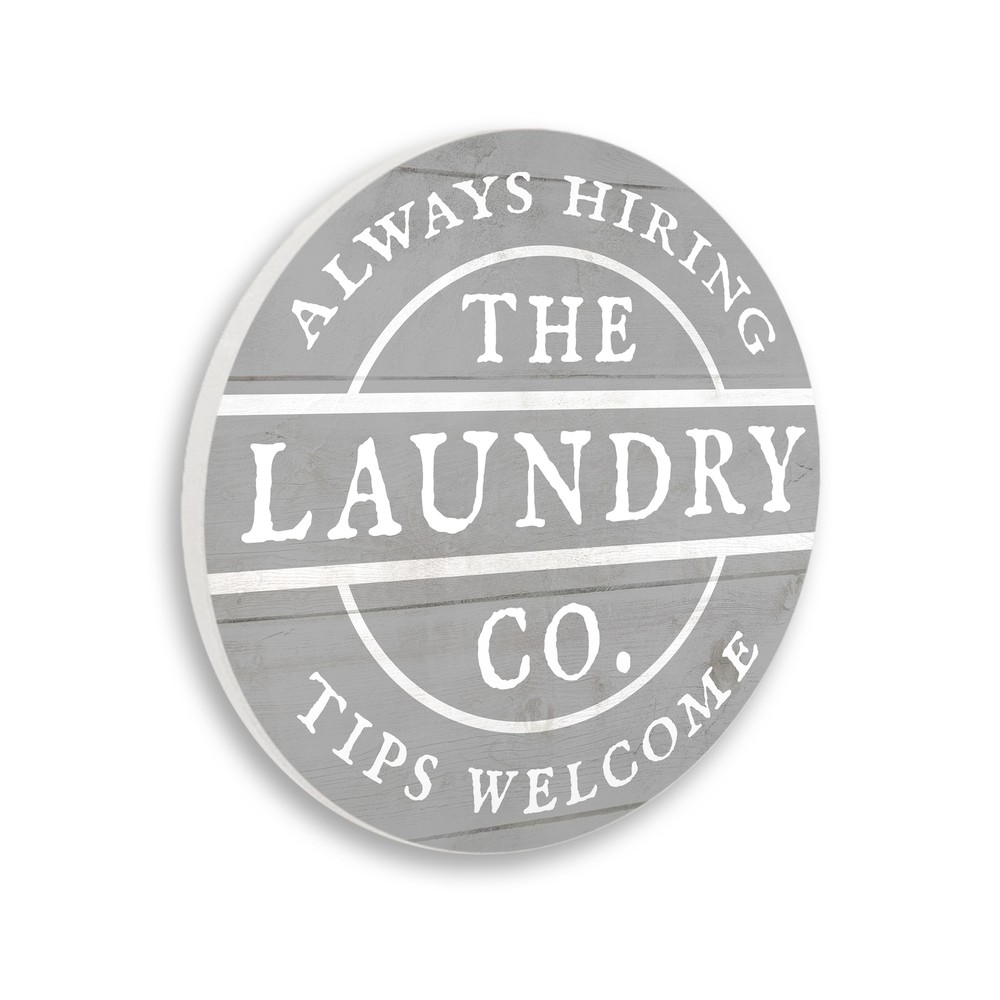 Stupell Rustic Laundry Co. Sign Tips Welcome Always Hiring,