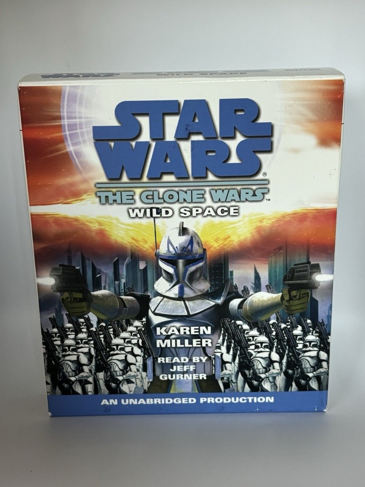Star Wars The Clone Wars Wild Space Unabridged Audio Book (10 Disc Set) CD  (B)