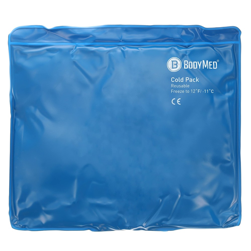 Blue Vinyl Cold Pack - Reusable Flexible Ice Pack for Injuries - Cold Gel Pac...