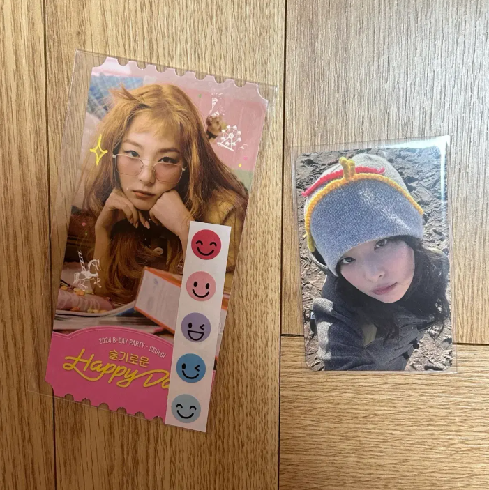 2024 RED VELVET SEULGI Birthday Party Photocard SET OF 2 Limited Edition Sealed